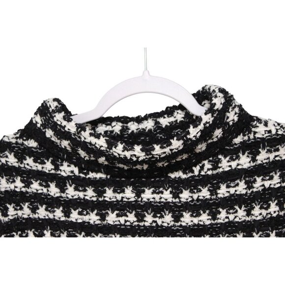 NWT Ann Taylor Chunky Knit Sweater Small Cotton Minimalist Relaxed Mock Neck - Picture 6 of 16